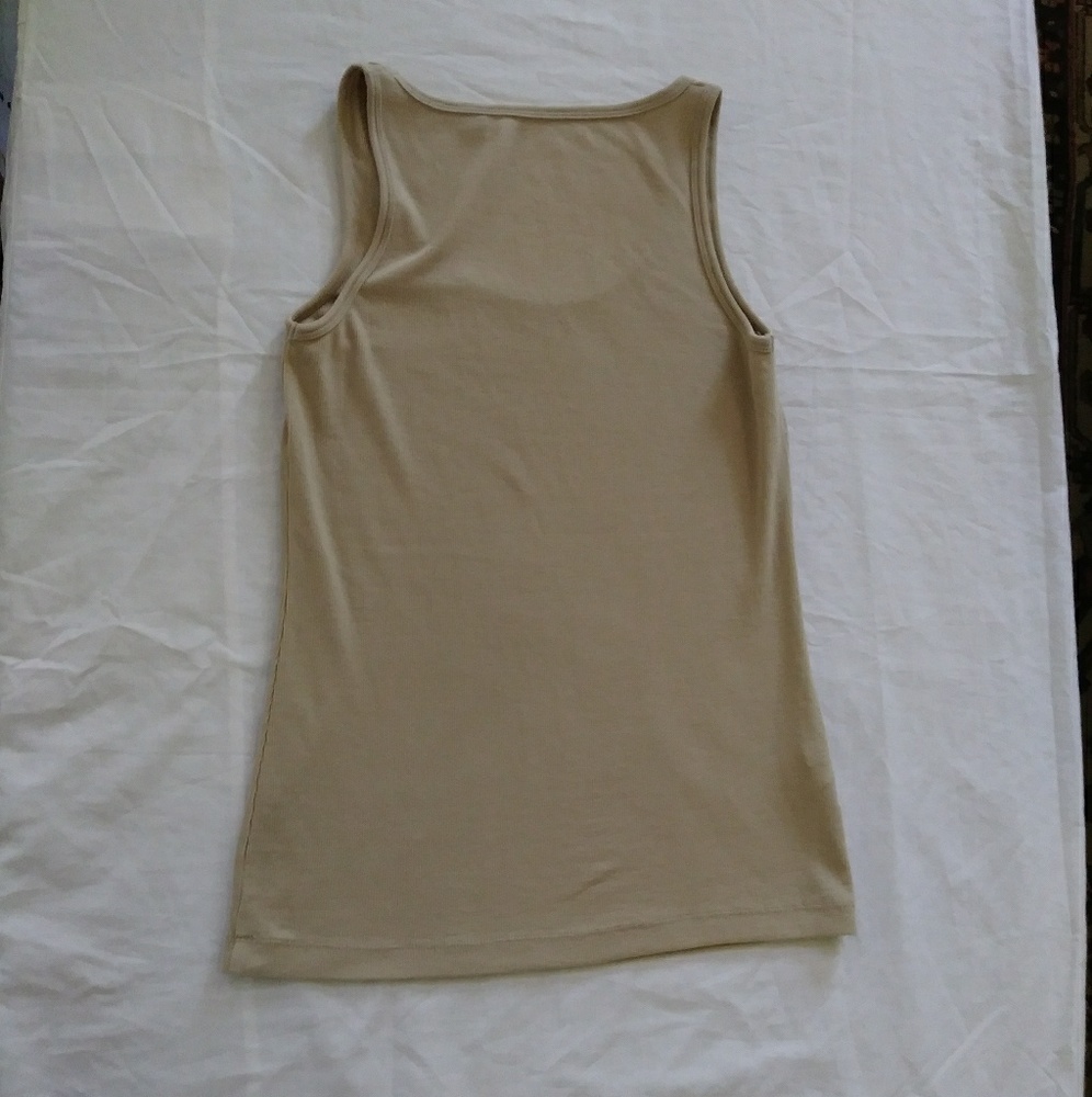 Tommy Bahama Women's Tan Tank Top Size S - Picture 4 of 8